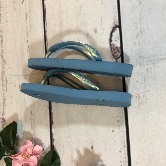 Child flip flops size 9c Cinderella print - Picture 4 of 6